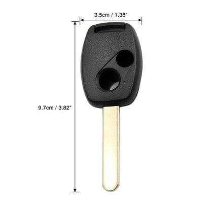 Uncut Key Remote Shell Replacement for Honda Civic Accord 2 x Button
