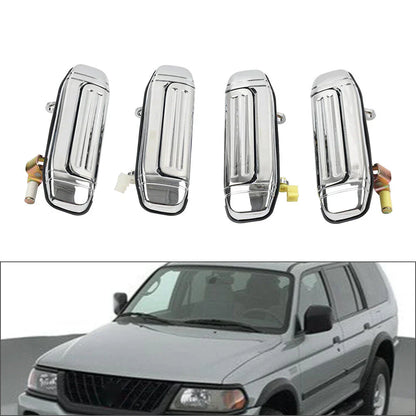 4x Outer Door Handle for Mitsubishi Pajero Montero (1992-2000)