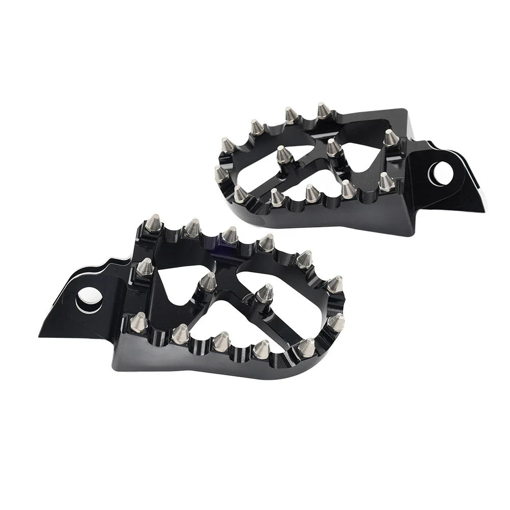 BLK CNC MX Foot Pegs for Kawasaki KX65 KX85 (2000-2020)