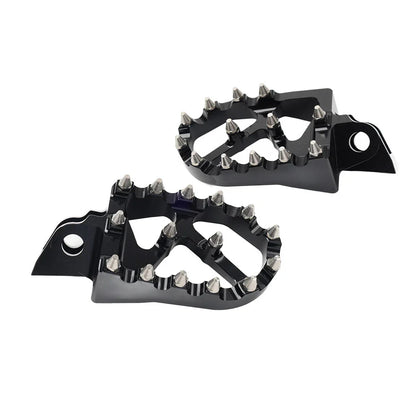 BLK CNC MX Foot Pegs for Kawasaki KX65 KX85 (2000-2020)
