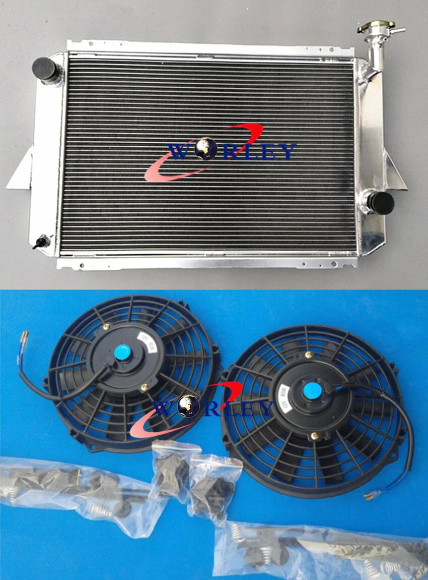 52mm Radiator + Fan for Nissan Patrol MQ P40 4.0L 1980-1987