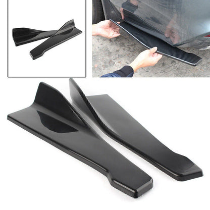 35cm ABS Bumper Spoiler Under Skirt Rocker Wings for Car SUV AUTO