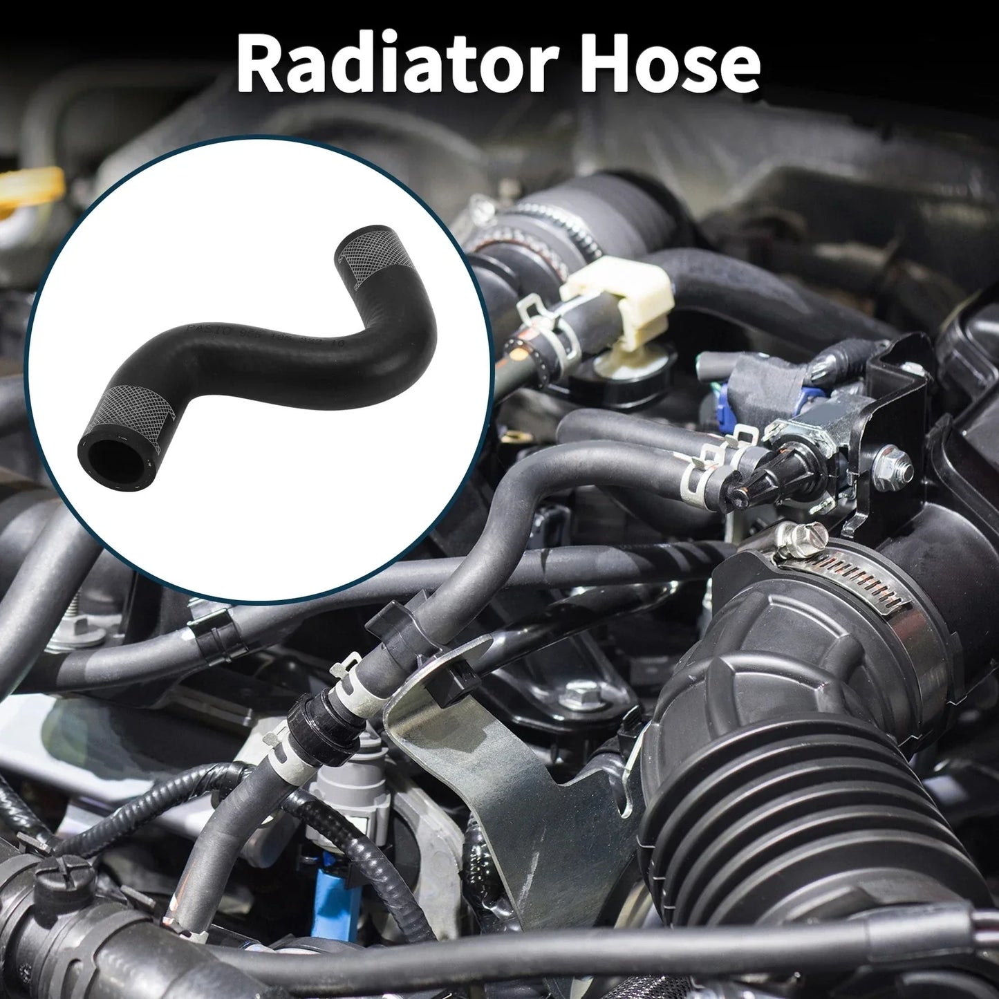 Radiator Hose for Porsche Cayenne 2009 (2009) - Rubber Coolant Pipe