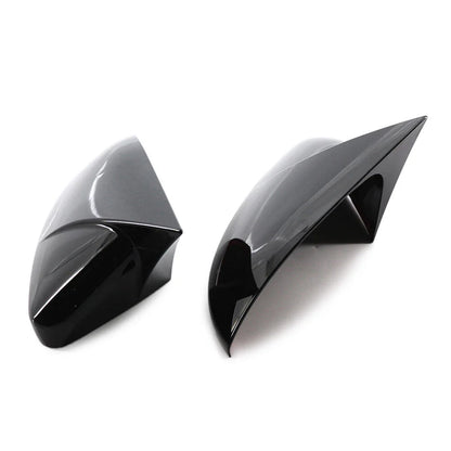Glossy Black Rear Mirror Cover Caps for VW Golf MK7 R R-Line (2014-2019)