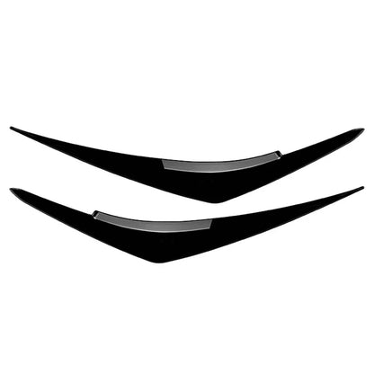 Glossy Black Headlight Eyebrow Eyelid Trim for Subaru WRX STI (2022-2025)