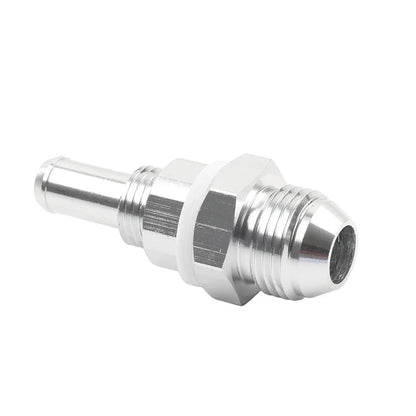 8AN Male Flare Bulkhead to 3/8" Hose Barb Fuel Tank Fitting for Universal (N/A)