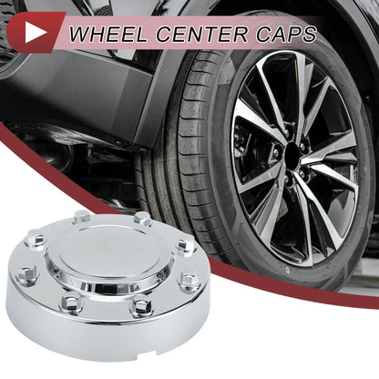 Wheel Center Caps for Dodge - Chrome Silver Tone Plastic (No.68081010AA)