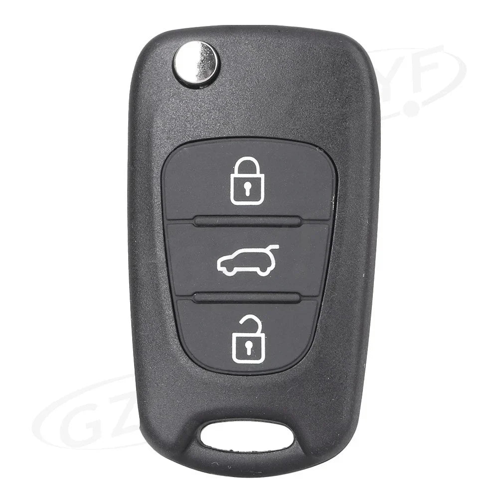 3-Button Remote Key Fob Shell Cover for KIA K2 K5 (2011-2020)
