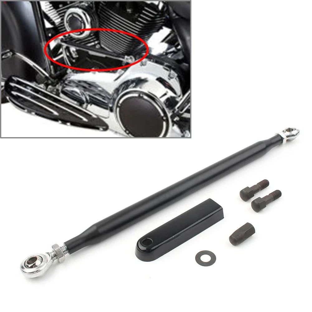 Round Shift Linkage Shifter for Harley Tour Glide Electra Glide Road King Black