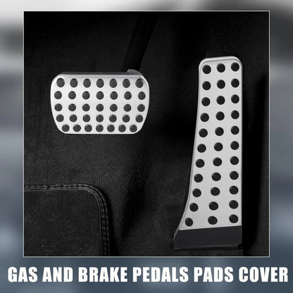 2 x Gas Brake Pedal Pads Covers for Mercedes-Benz C E S GLC GLK SLK Class