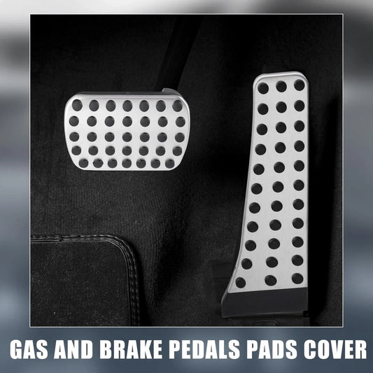 2 x Gas Brake Pedal Pads Covers for Mercedes-Benz C E S GLC GLK SLK Class
