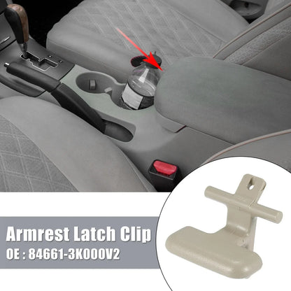 Armrest Latch Clip for Hyundai Sonata 2009-2010 - Beige 2 x Clips