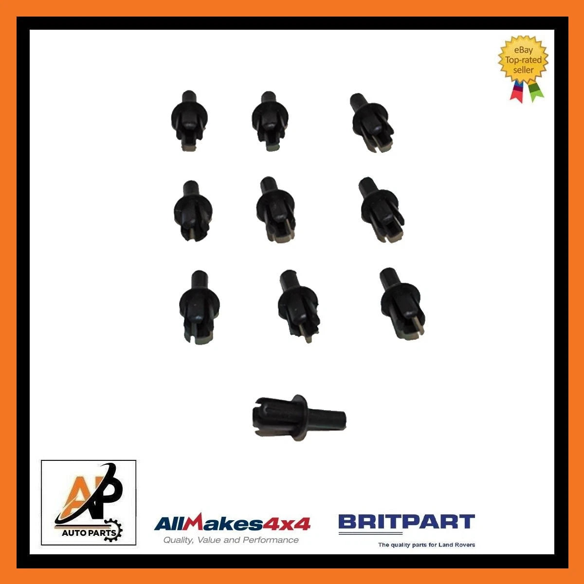 A Pillar Trim Clips x10 Replacement for Range Rover Evoque (2012–2018)