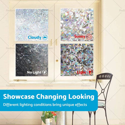 Floral Print Anti-UV PVC Vinyl Window Film for Eco-Friendly Users