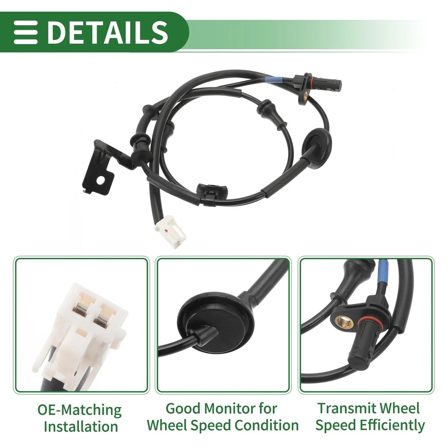 ABS Wheel Speed Sensor for Hyundai Veloster 2012-2014 Right Rear