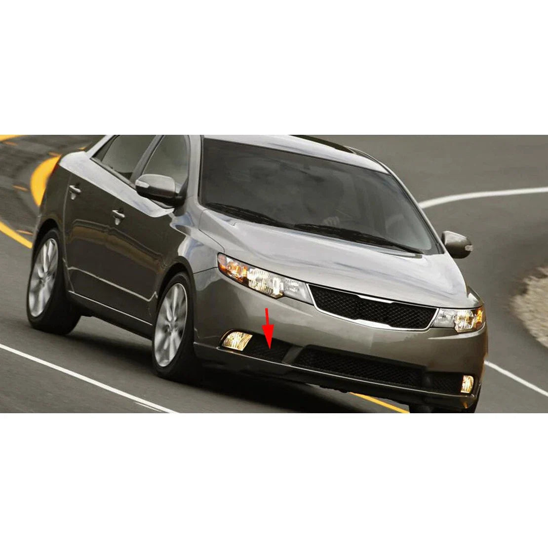 Right Fog Light Bezel for Kia Forte Sedan (2010-2013)