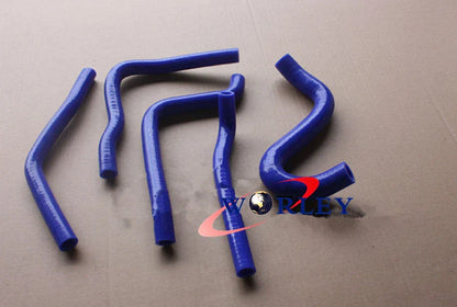 Silicone Radiator Hose for Kawasaki KX250 1990-1993 Black