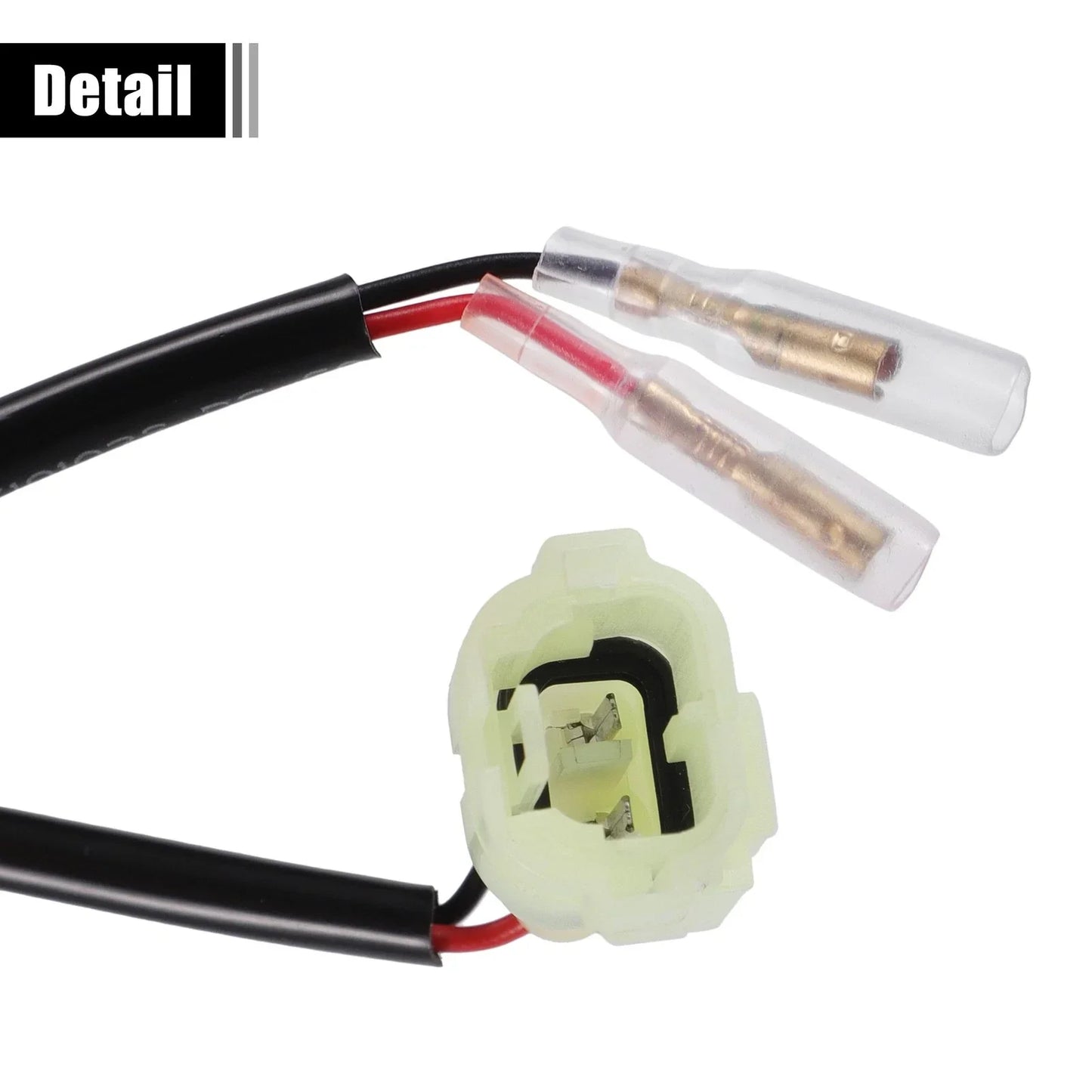 Motorcycle Turn Signal Cable Adapter Connectors for Honda  2 x