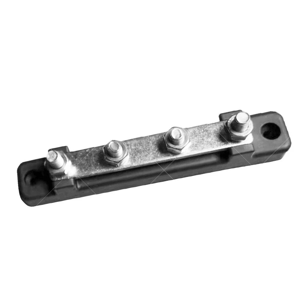 12V 150A Bus Bar Power Distribution Terminal Block Red & Black