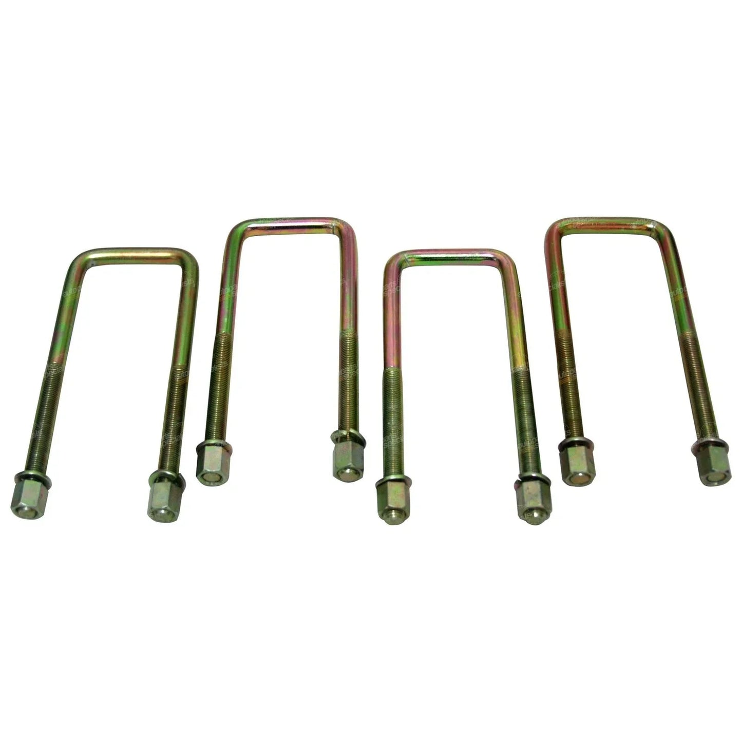4 Front Leaf Spring U-Bolt + Nut Set for Landcruiser 70 Series FJ75 HJ75 HZJ75