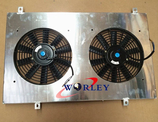 Aluminum Radiator Shroud & Thermo Fans for Nissan Patrol Y60 GQ (1997-1999)