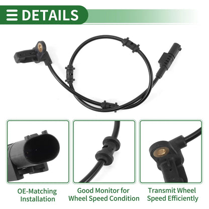 ABS Wheel Speed Sensor for Mercedes-Benz W163 ML320 (2002-2005)