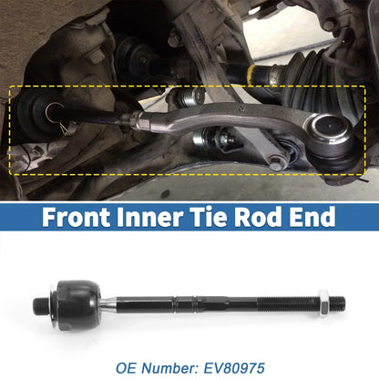 2 x Front Inner Tie Rod End Links for Mercedes-Benz S600 (2001-2006)