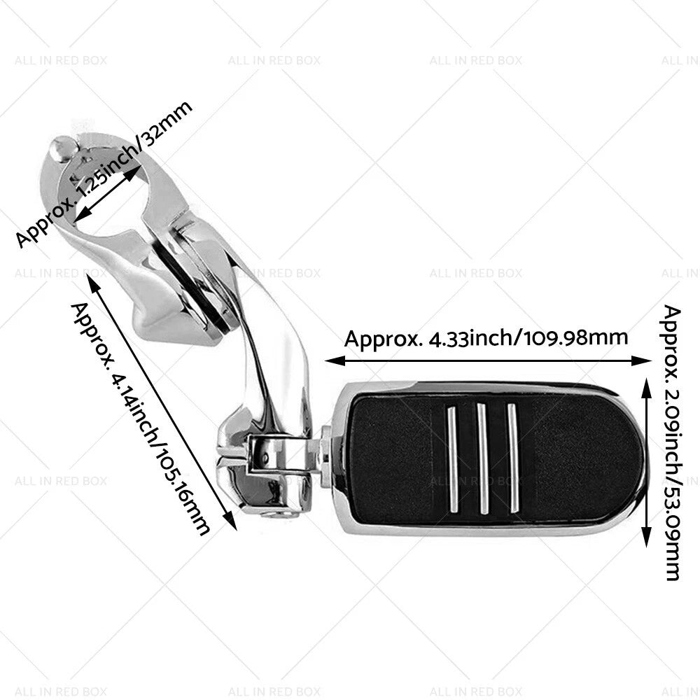 Highway Foot Pegs for Harley Street Glide & Road Glide (2014-2023)