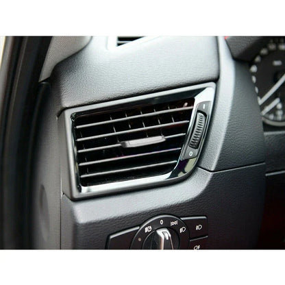 AC Air Outlet Trim Cover for BMW E84 X1 2010-2015 (2 x Black)