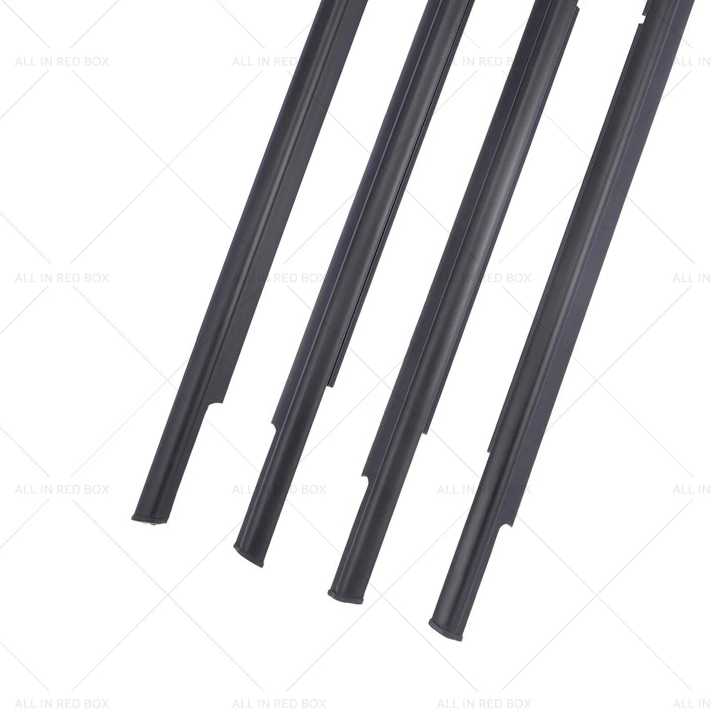 4 x Window Weatherstrips Trim Belt Set for Mitsubishi Lancer (2008-2017)