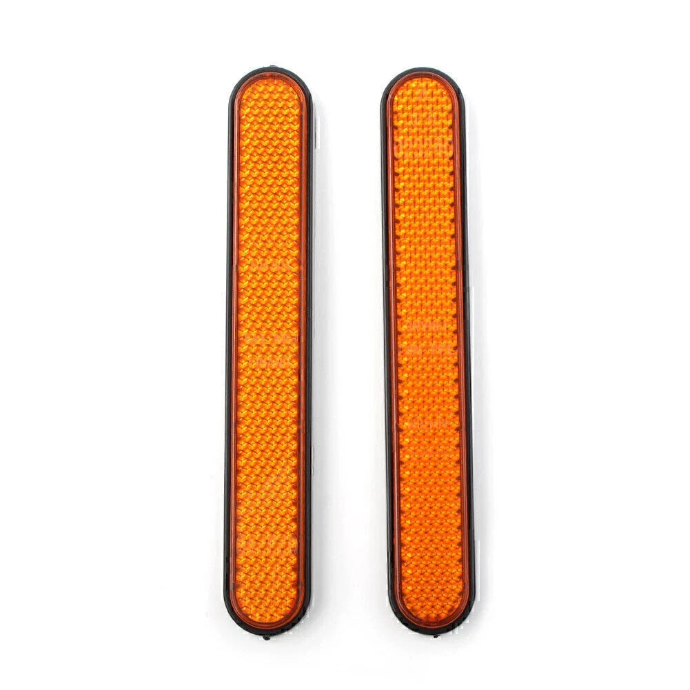 Orange Rear Shock Absorber Reflector Strip for Harley Sportster 883 1200 (2004-2023)