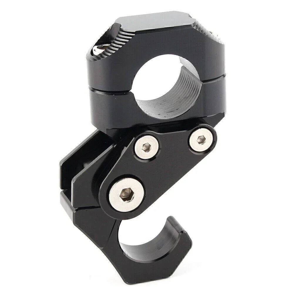 CNC 22MM 7/8" Handlebar Hook for Scooter - Helmet Luggage Bag Hanger Black