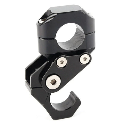 CNC 22MM 7/8" Handlebar Hook for Scooter - Helmet Luggage Bag Hanger Black