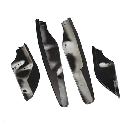 4 x Black ABS Roof Rack End Cover Caps for Mitsubishi Pajero (2009-2018)