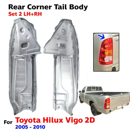 For Toyota Hilux Vigo SR5 2D Pickup 2004-10 Rear Gate Tail Body Corner 2 PCS