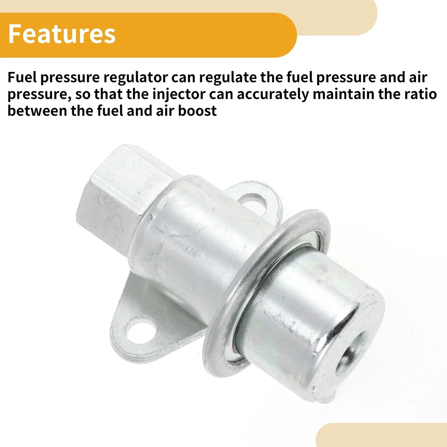 Fuel Pressure Regulator for Hyundai Elantra (1996-2000) - Metal, 1 Pc