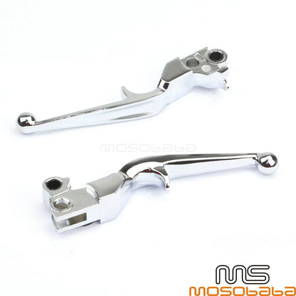 Chrome Hand Lever Clutch Brake Lever for Harley Softail FLSTSC FLSTF FLSTN FXSTC (2000-2017)