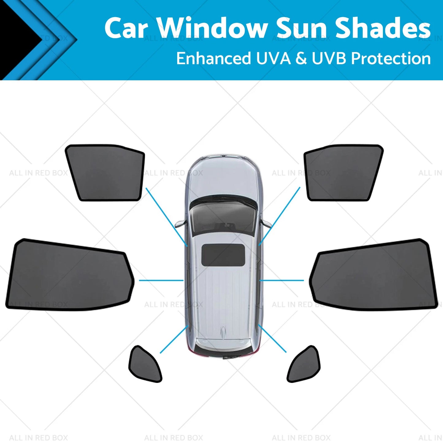 Magnetic Mesh Sun Blind Shades for Nissan Qashqai J11 (2014-2023)