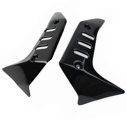 Motorcycle Fairing Side Cover Kit ABS Black for Kawasaki Z750 (2004-2007)