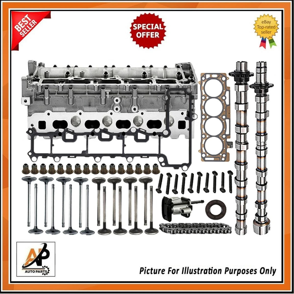 Cylinder Head Camshaft Replacement Kit for Citroen 2.0 HDi (2010–2014)