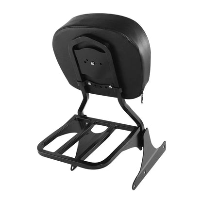 Sissy Bar Backrest Pad & Luggage Rack for Harley Heritage Softail (1986-2017)
