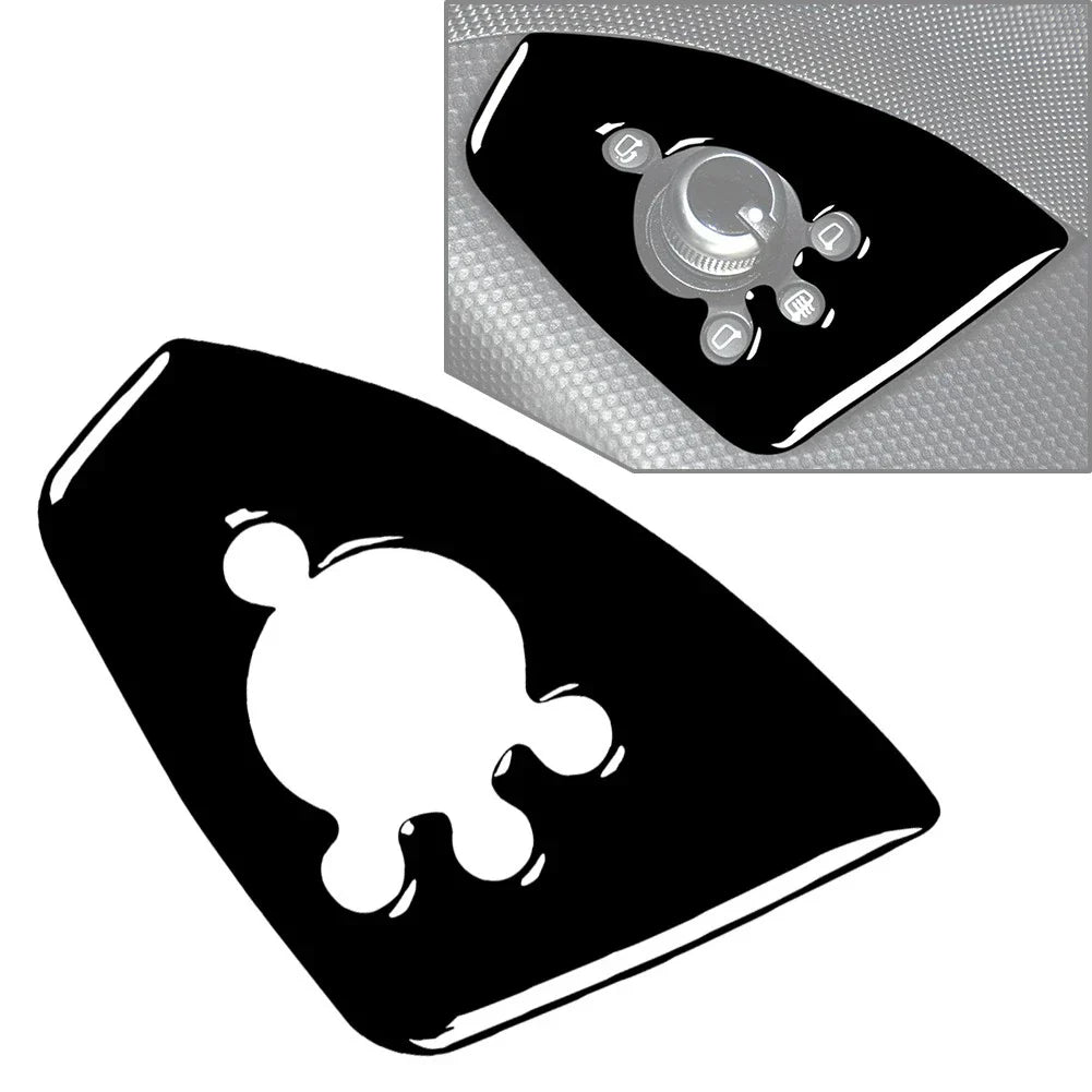 Black Interior Car Door Lock Panel Cover Trim for Audi TT TTS TTRS (2008-2014)
