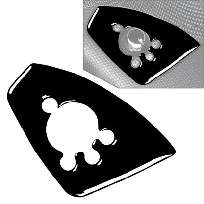 Black Interior Car Door Lock Panel Cover Trim for Audi TT TTS TTRS (2008-2014)