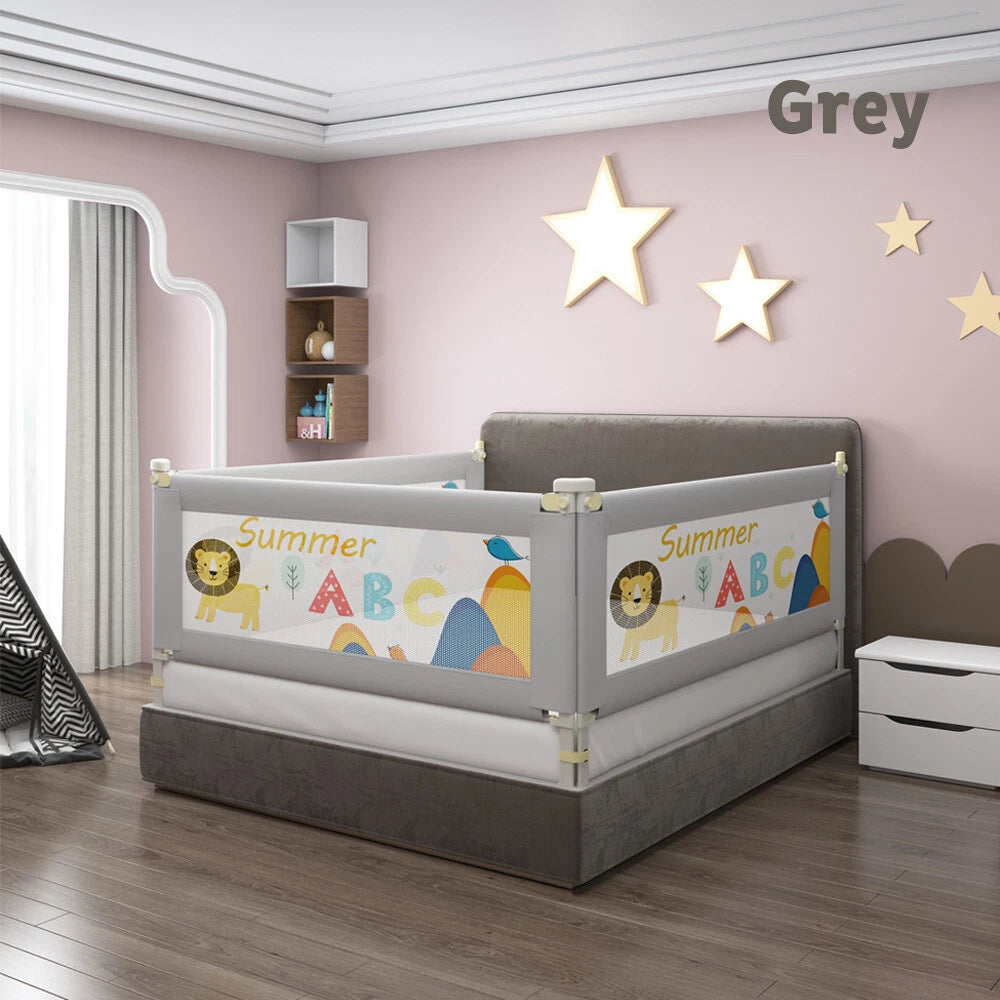 Adjustable Folding Kids Bed Rail Guard for Toddler Cot