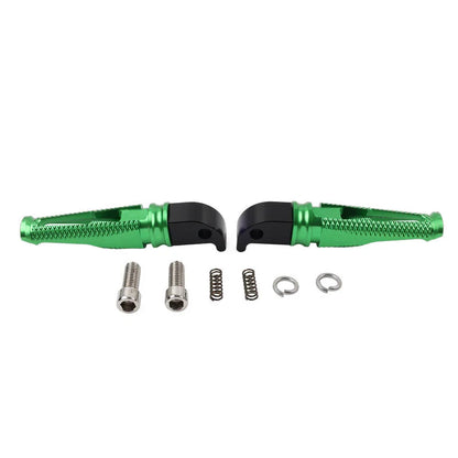 Rear Passenger Foot Pegs Green for Yamaha R3 R15 R25 MT-03 MT-07 MT-09 XSR700