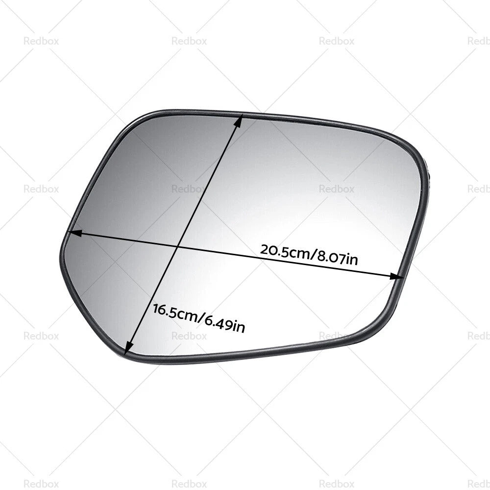 Front Right Side Mirror Glass w/ Back Plate for Mitsubishi Triton (2006-2015)