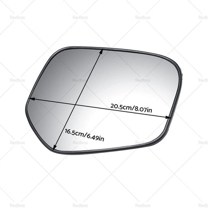 Front Right Side Mirror Glass w/ Back Plate for Mitsubishi Triton (2006-2015)