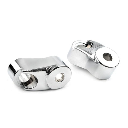 Chrome Short Front Turn Signal Mounts 39mm 49mm for Harley Sportster FXR