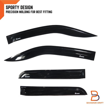 Weathershields Window Visors 4 x for Isuzu D-MAX RG Dual Cab Ute (2020-2023)