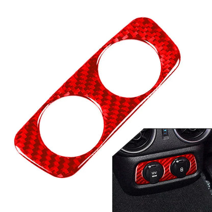 Rear Air Vent Outlet USB Cover Trim for Kia Stinger (2018-2023) Red